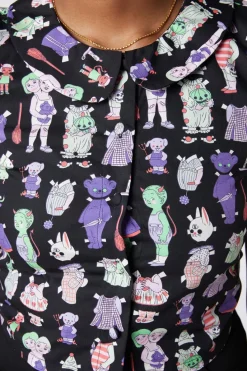 Women Black Friday Curve Tops & Blouses*Creepy Cuties Blouse