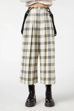 Women Dangerfield Pants & Jumpsuits*Crescent Tartan Pleated Culottes