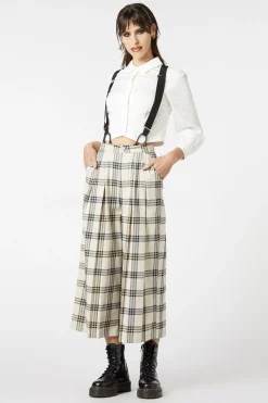Women Dangerfield Pants & Jumpsuits*Crescent Tartan Pleated Culottes