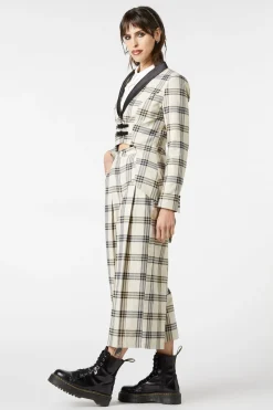 Women Dangerfield Jackets & Coats*Crescent Tartan Tail Coat