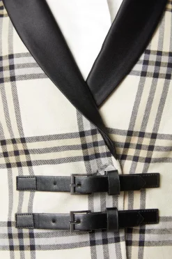 Women Dangerfield Jackets & Coats*Crescent Tartan Tail Coat