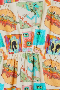 Kids Dangerkids Dresses & Pinafores*Croc Burger Kids Dress