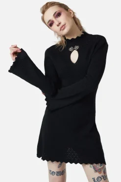 Women Dangerfield Dresses & Pinafores*Crochet Knit Mini Dress