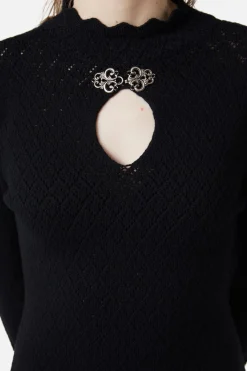 Women Dangerfield Dresses & Pinafores*Crochet Knit Mini Dress