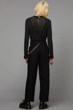 Women Black Friday Pants & Jumpsuits*Crossbone Goth Pant