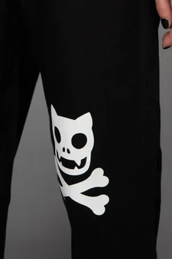 Women Black Friday Pants & Jumpsuits*Crossbone Goth Pant