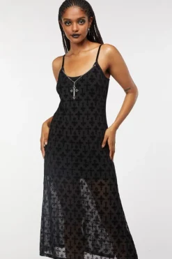 Women Dangerfield Dresses & Pinafores*Crucifix Mesh Slip Dress