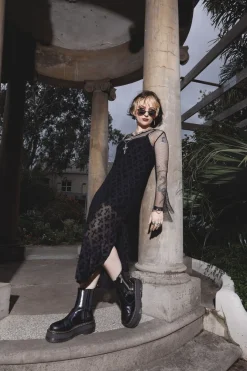 Women Dangerfield Dresses & Pinafores*Crucifix Mesh Slip Dress