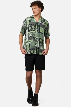 Men Dangerfield Shirts & Tees*Cry Baby Dark Tile Short Sleeve Shirt