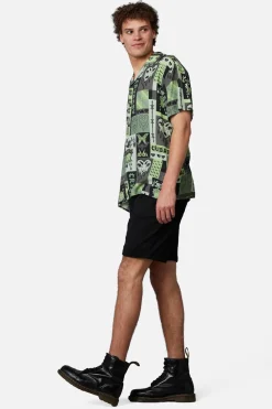 Men Dangerfield Shirts & Tees*Cry Baby Dark Tile Short Sleeve Shirt