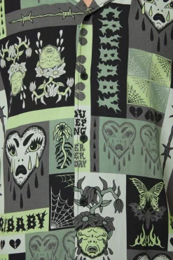 Men Dangerfield Shirts & Tees*Cry Baby Dark Tile Short Sleeve Shirt