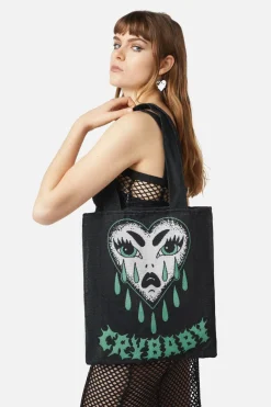 Accessories Dangerfield Bags*Cry Baby Woven Tote