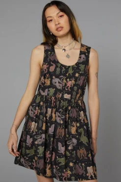 Women Black Friday Dresses & Pinafores*Cryptid Print Dress