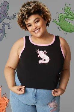Women Black Friday Curve Tops & Blouses*Curve Axolotl Tank