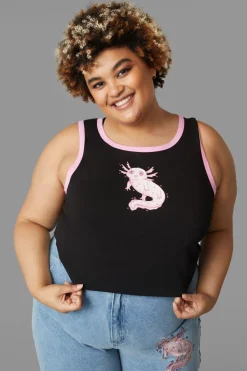 Women Black Friday Curve Tops & Blouses*Curve Axolotl Tank