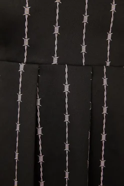 Women Dangerfield Dresses & Pinafores*Curve Barbed Wire Bustier Pleated Dress