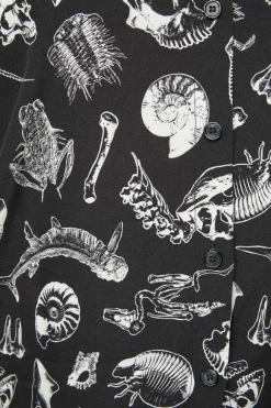 Women Dangerfield Curve Tops & Blouses*Curve Body Fossils Printed Blouse