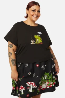 Women Black Friday Curve Tops & Blouses*Curve Busy Tee