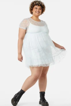 Women Dangerfield Dresses & Pinafores*Curve Butterflies On The Wall Mesh Dress