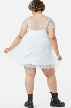 Women Dangerfield Dresses & Pinafores*Curve Butterflies On The Wall Mesh Dress