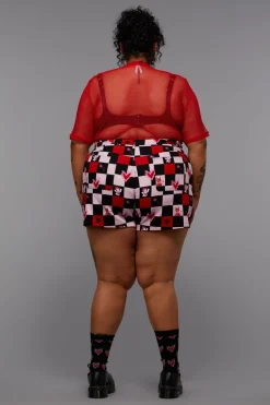 Women Black Friday Skirts & Skorts*Curve Check It Goth Short