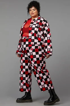 Women Black Friday Jackets & Coats*Curve Check It Out Goth Jacket