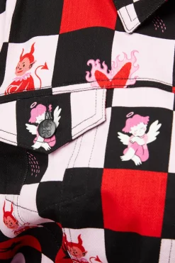 Women Black Friday Jackets & Coats*Curve Check It Out Goth Jacket