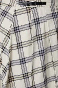 Women Dangerfield Curve Pants & Skirts*Curve Crescent Tartan Pleat Skirt