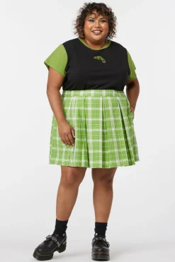 Women Dangerfield Curve Pants & Skirts*Curve Dazed Tartan Mini Skirt