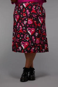 Women Black Friday Curve Pants & Skirts*Curve Devil Dance Party Skirt