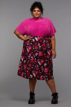 Women Black Friday Curve Pants & Skirts*Curve Devil Dance Party Skirt