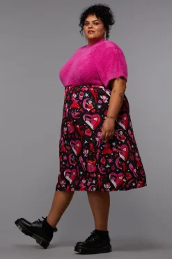 Women Black Friday Curve Pants & Skirts*Curve Devil Dance Party Skirt