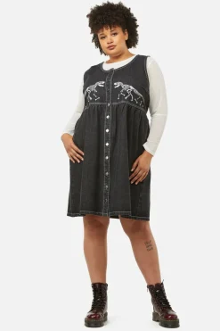 Women Dangerfield Dresses & Pinafores*Curve Early Jurassic Dino Pinafore
