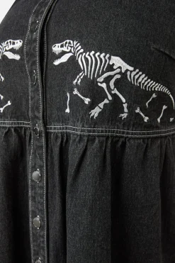 Women Dangerfield Dresses & Pinafores*Curve Early Jurassic Dino Pinafore