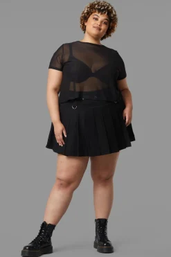 Women Black Friday Curve Tops & Blouses*Curve Entity Mesh Top