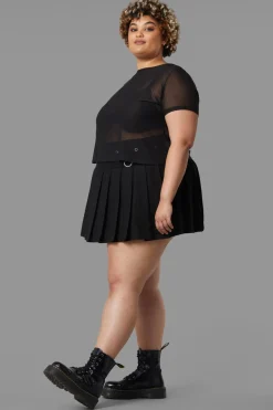 Women Black Friday Curve Tops & Blouses*Curve Entity Mesh Top