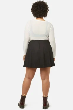 Women Dangerfield Curve Pants & Skirts*Curve Field Work Pleated Skirt