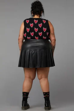 Women Black Friday Curve Pants & Skirts*Curve Flamin Embossed Pu Skirt