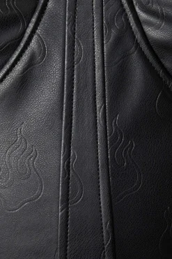 Women Black Friday Curve Tops & Blouses*Curve Flamin Embossed Pu Corset