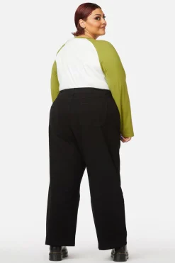 Women Black Friday Curve Pants & Skirts*Curve Frog Patch Jean