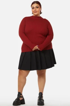 Women Dangerfield Knitwear & Cardis*Curve Grave Respect Knit Skivvy