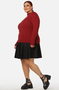 Women Dangerfield Knitwear & Cardis*Curve Grave Respect Knit Skivvy