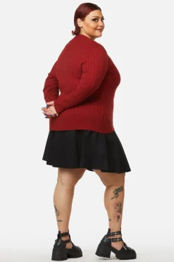 Women Dangerfield Knitwear & Cardis*Curve Grave Respect Knit Skivvy