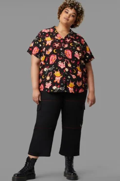 Women Black Friday Curve Tops & Blouses*Curve Hellish Blouse