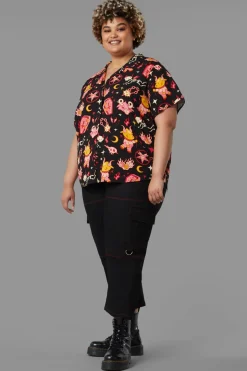 Women Black Friday Curve Tops & Blouses*Curve Hellish Blouse