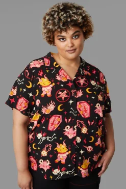 Women Black Friday Curve Tops & Blouses*Curve Hellish Blouse