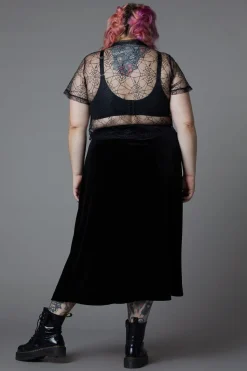 Women Black Friday Curve Tops & Blouses*Curve Interwebs Mesh Top