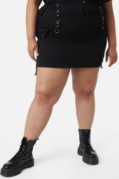 Women Dangerfield Curve Pants & Skirts*Curve Jagger Cargo O-Ring Skirt