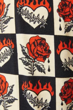 Women Dangerfield Curve Tops & Blouses*Curve Knave Of Hearts Cropped