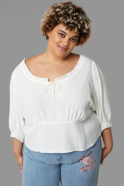 Women Black Friday Curve Tops & Blouses*Curve Lily Pad Blouse